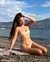 RIP CURL Bas de bikini cheeky SURF PALMS Palmiers 00GWSW - View1