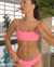 BILLABONG Haut de bikini bralette TANLINES Rose ABJX300768 - View1