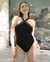 RALPH LAUREN Luxury High Neck One-piece Swimsuit Black 20393213 - View1