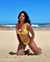 KIBYS MOONLIGHT Plunge Bikini Top Lime green 86956 - View1