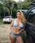 BILLABONG Tanlines Ava Triangle Bikini Top Summer sky ABJX300765 - View1