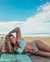 ROXY Haut de bikini à armature en V Pt Rib Roxy Love The Coco Blue clair tropical ERJX305189 - View1