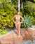 RIP CURL AZALEA High Leg Bikini Bottom Yellow floral GSIBS9 - View1
