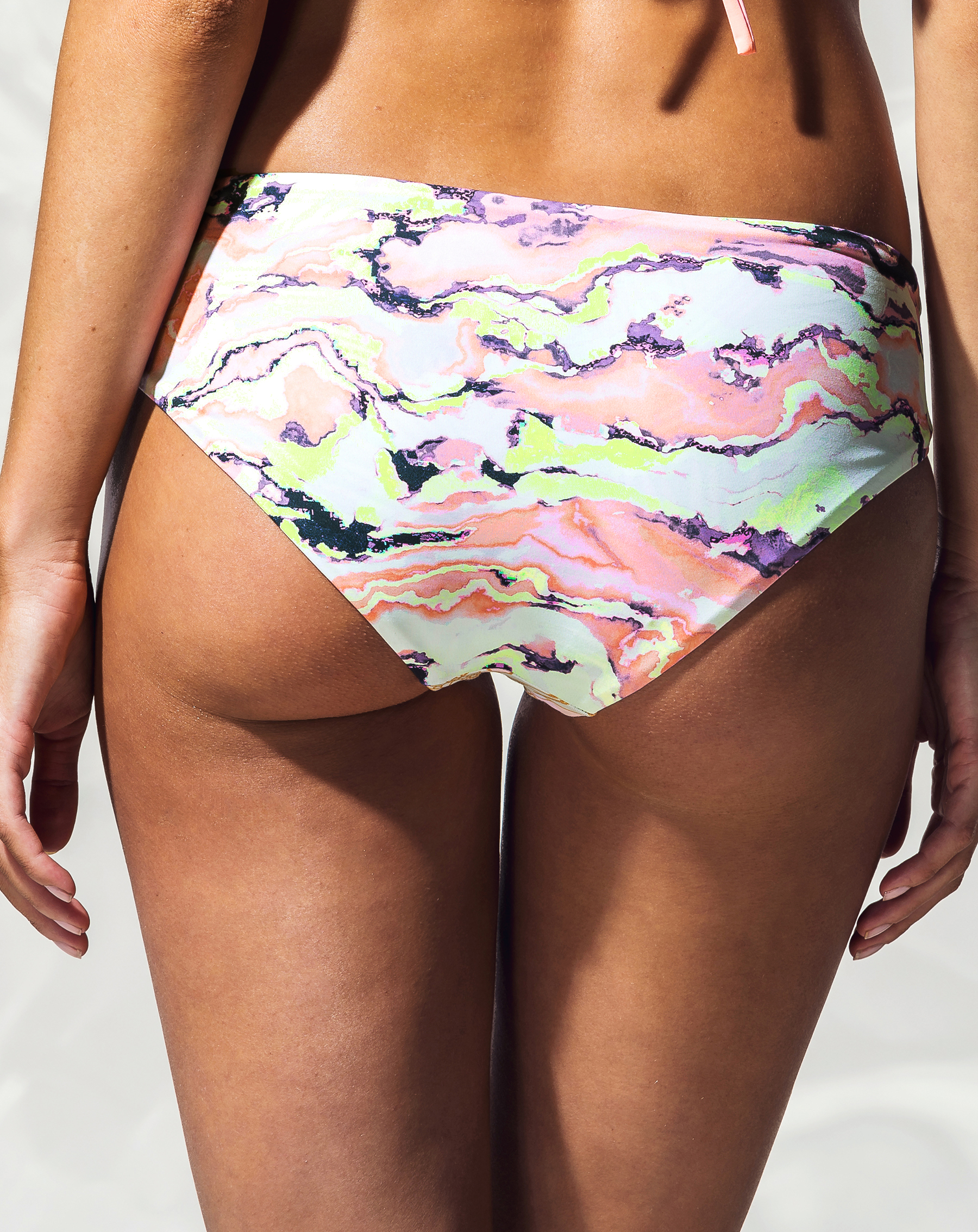 MAAJI Bas de bikini bandes sur les côtés réversible CAUCA VALLEY Imprimé réversible 2138SBC01 - Voir4