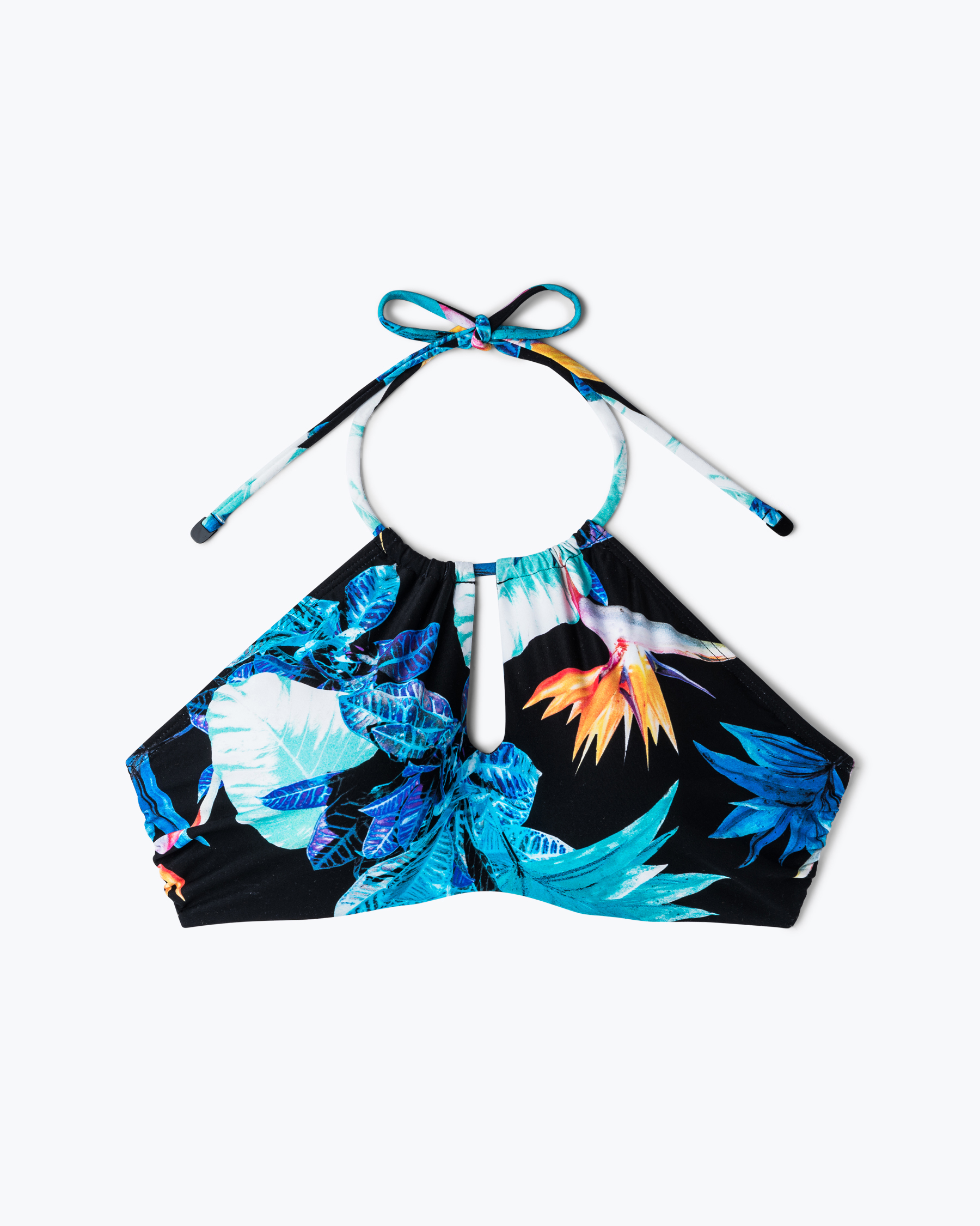 AZURA CALYPSO D Cup Bikini Top Tropical blue Bikini Village