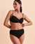 LA BLANCA Haut de bikini plongeant ISLAND GODDESS Noir LB2IG71 - View1