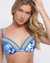 LA BLANCA Haut de bikini push-up Imprimé bleu LB8LH82 - View1
