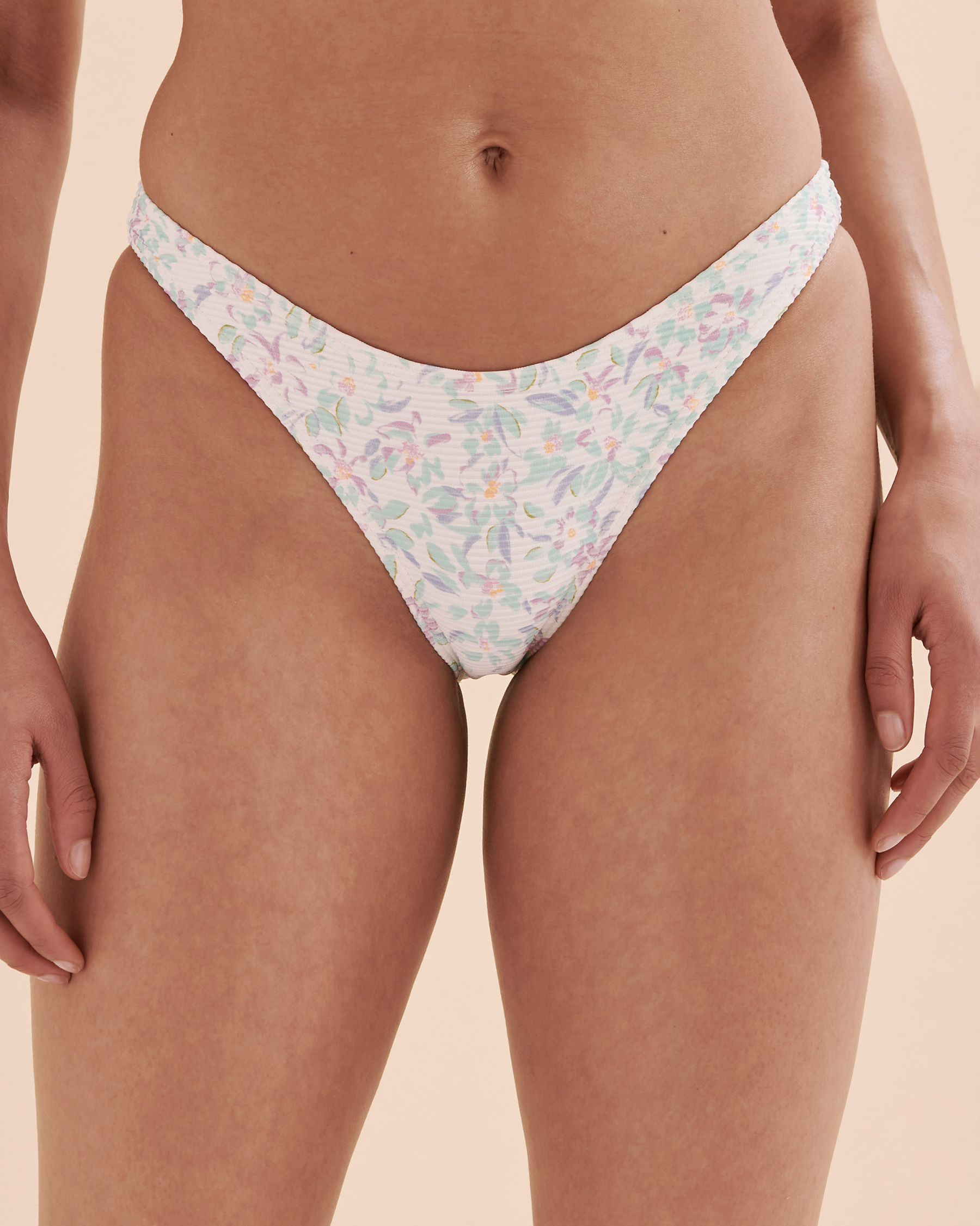 BILLABONG Sweet Oasis Tanlines High Leg Bikini Bottom Pastel Print ABJX400731 - View5