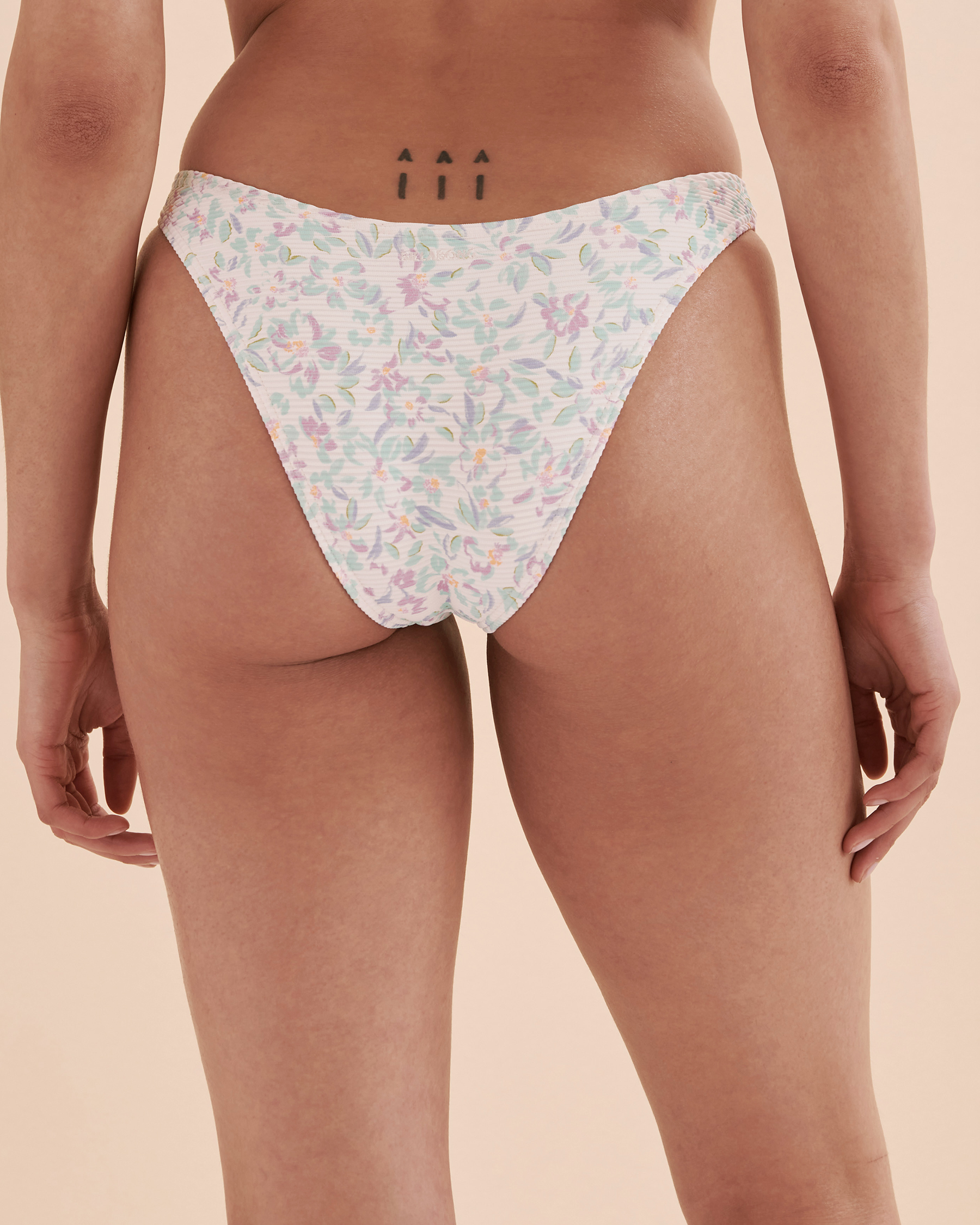 BILLABONG Sweet Oasis Tanlines High Leg Bikini Bottom Pastel Print ABJX400731 - View6