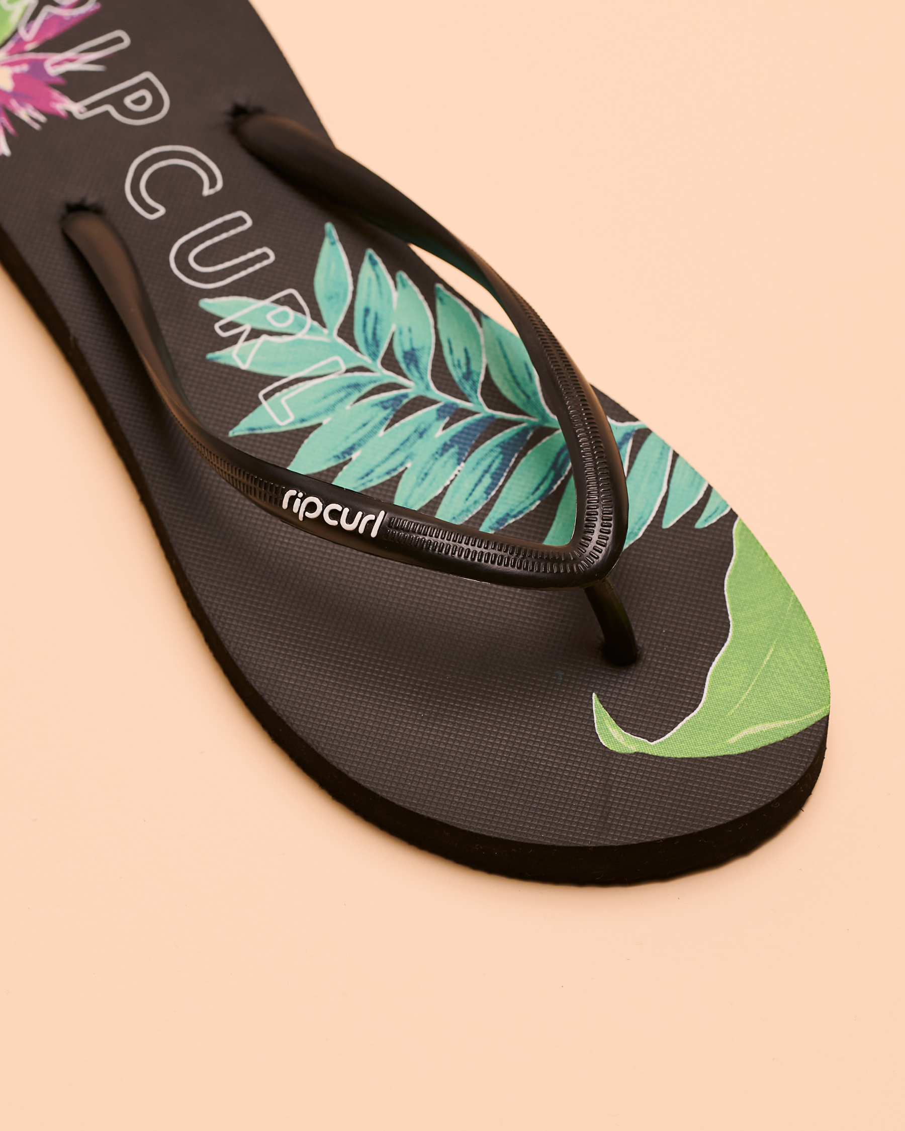 RIP CURL PARADISE Flip Flop Black Bikini Village