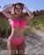 SEATONIC Haut de bikini bandeau Neon Rose néon 01100256 - View1