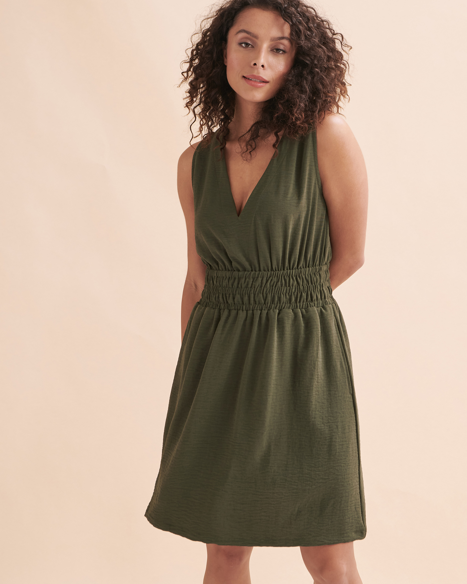 Plunge Short Dress