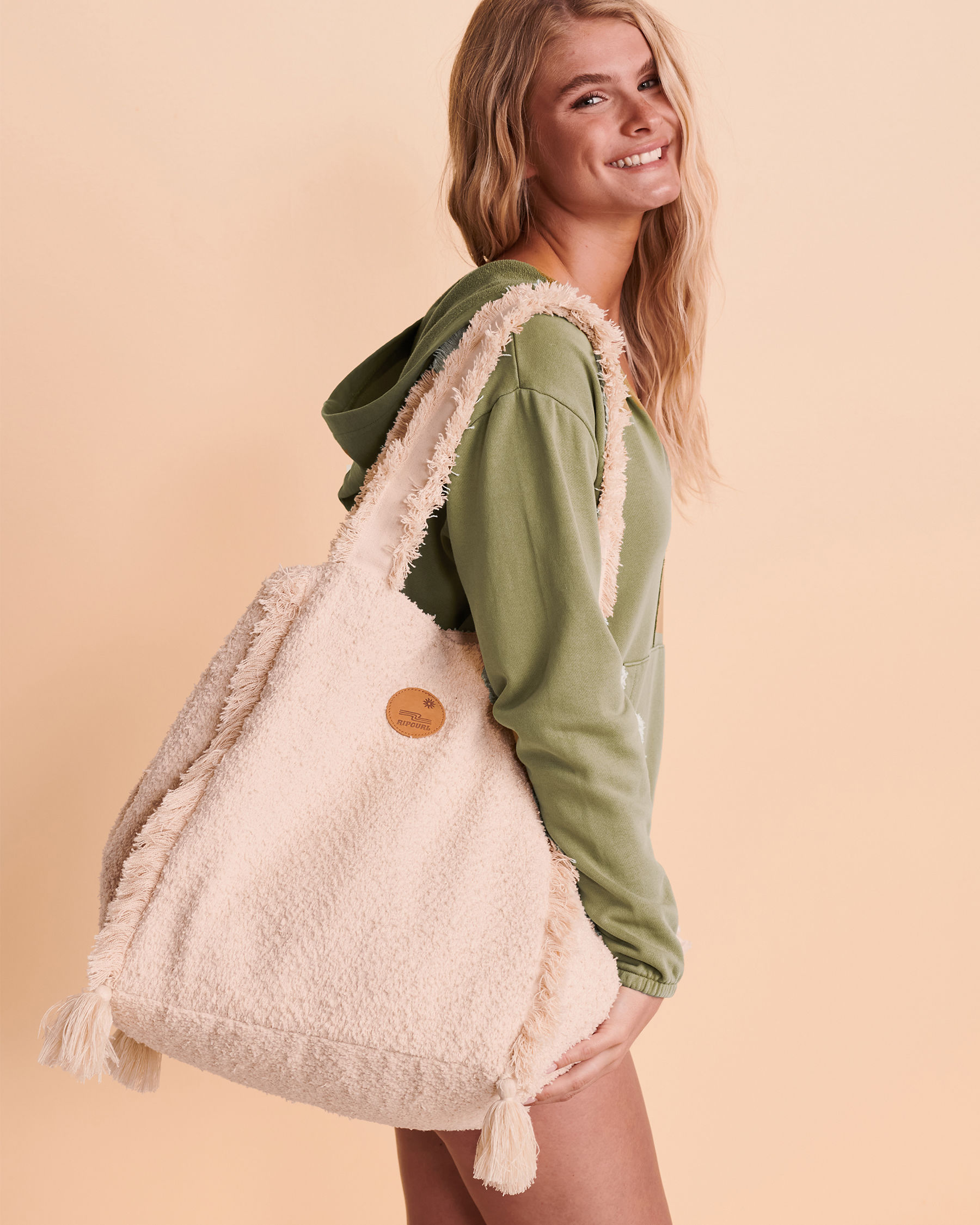 RIP CURL DRIFTER Beach Tote Neutral Bikini Village