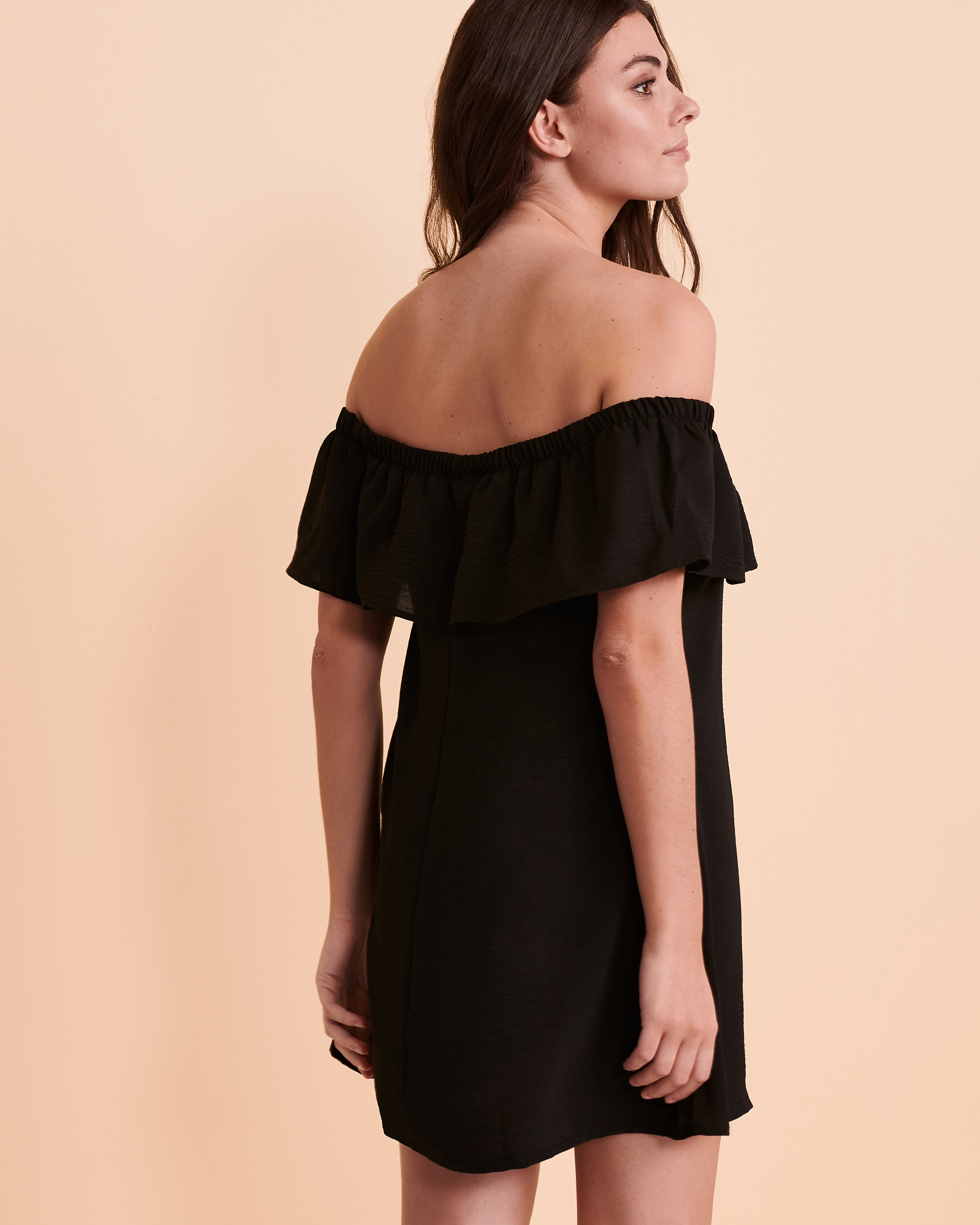 COVER ME Robe epaules denudees Noir Bikini Village