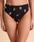 BILLABONG FALLING LIGHT High Waist Bikini Bottom Black and Print ABJX400125 - View1