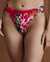 GUESS Bas de bikini jambe haute RED FLOWER Imprimé floral E1GO16 MP004 - View1