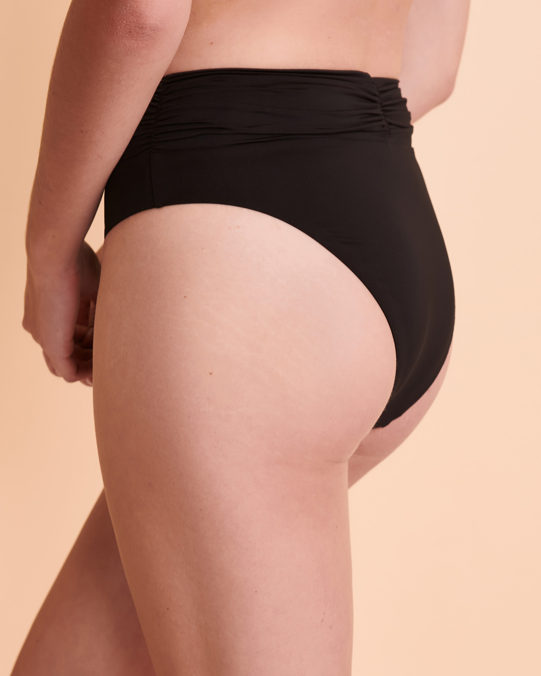 SEAFOLLY ACTIVE High Waist Bikini Bottom Black 40665-058 - View3