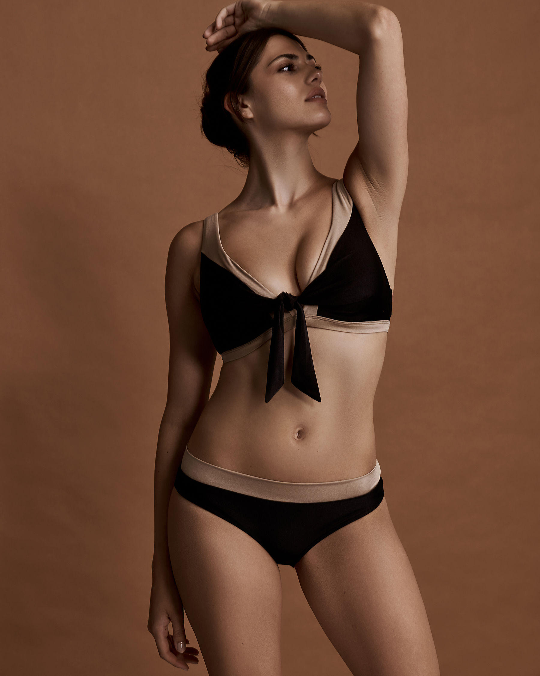 JETS AUSTRALIA SYNERGY Foldable Waistband Bikini Bottom Black J3703 - View3