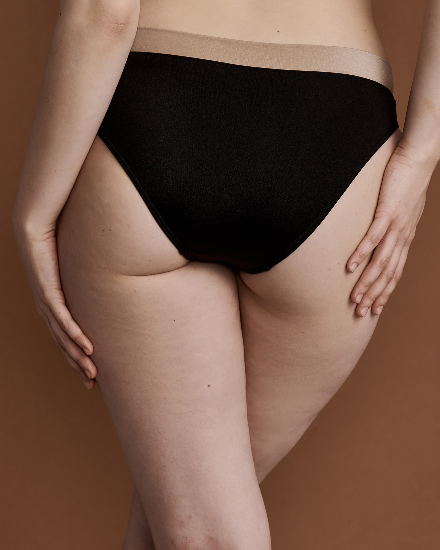 JETS AUSTRALIA SYNERGY Foldable Waistband Bikini Bottom Black J3703 - View5