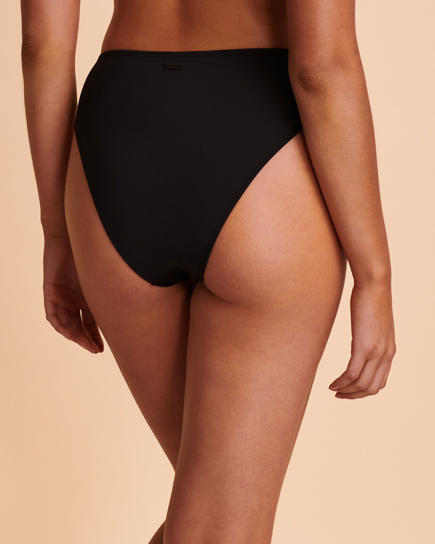 ROXY High Leg Bikini Bottom Black ERJX404015 - View2