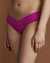 L*SPACE PRATT V Cut Bikini Bottom Ribbed pink RHPTC21 - View1