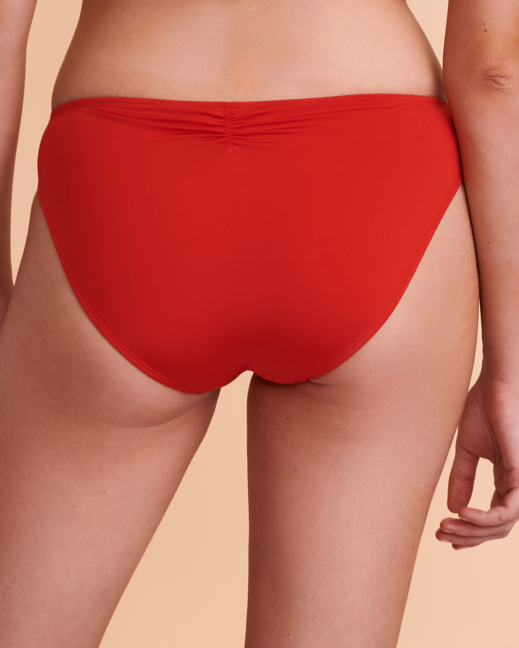 SANTEMARE RUFFLE Bikini Bottom - Candy red
