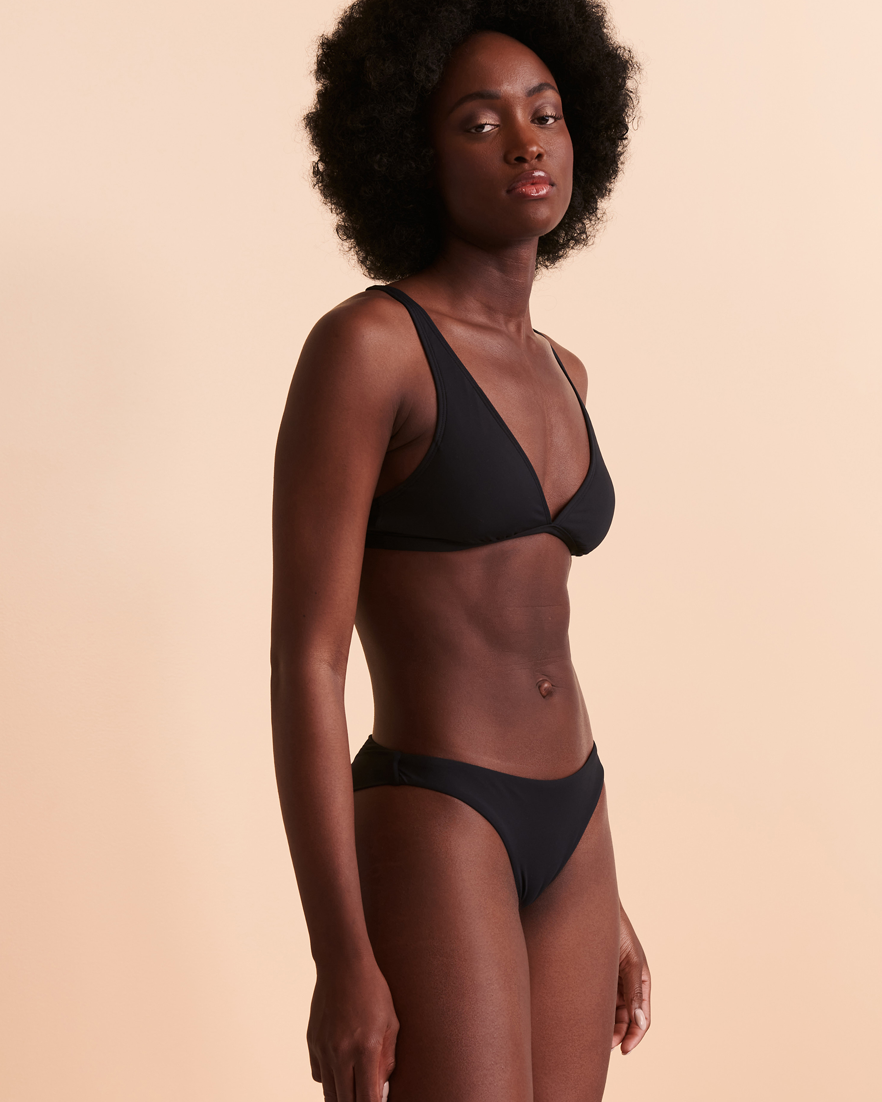 ROXY BEACH CLASSICS Triangle Bikini Top Black ERJX304208 - View1