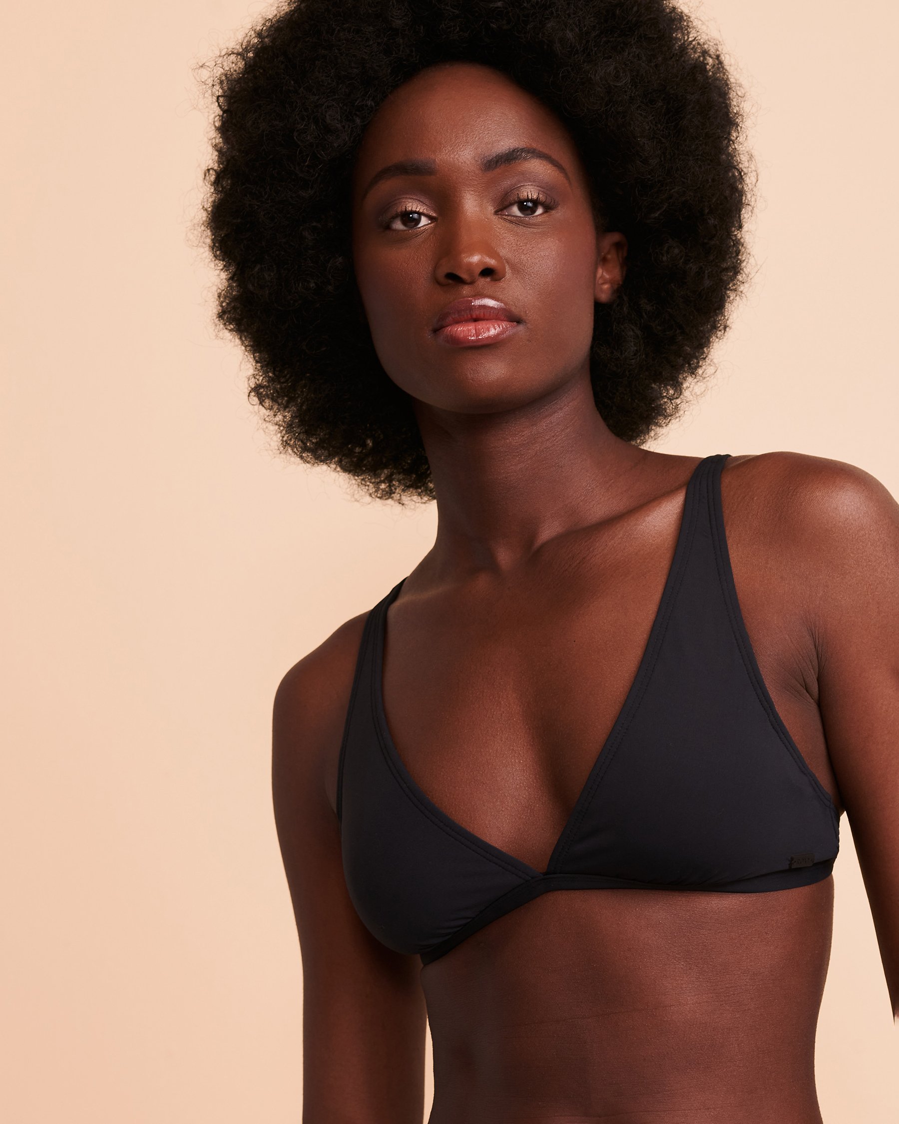 ROXY BEACH CLASSICS Triangle Bikini Top Black Bikini Village