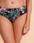 AZURA SOFIA Mid Rise Bikini Bottom Black floral SS31230 - View1