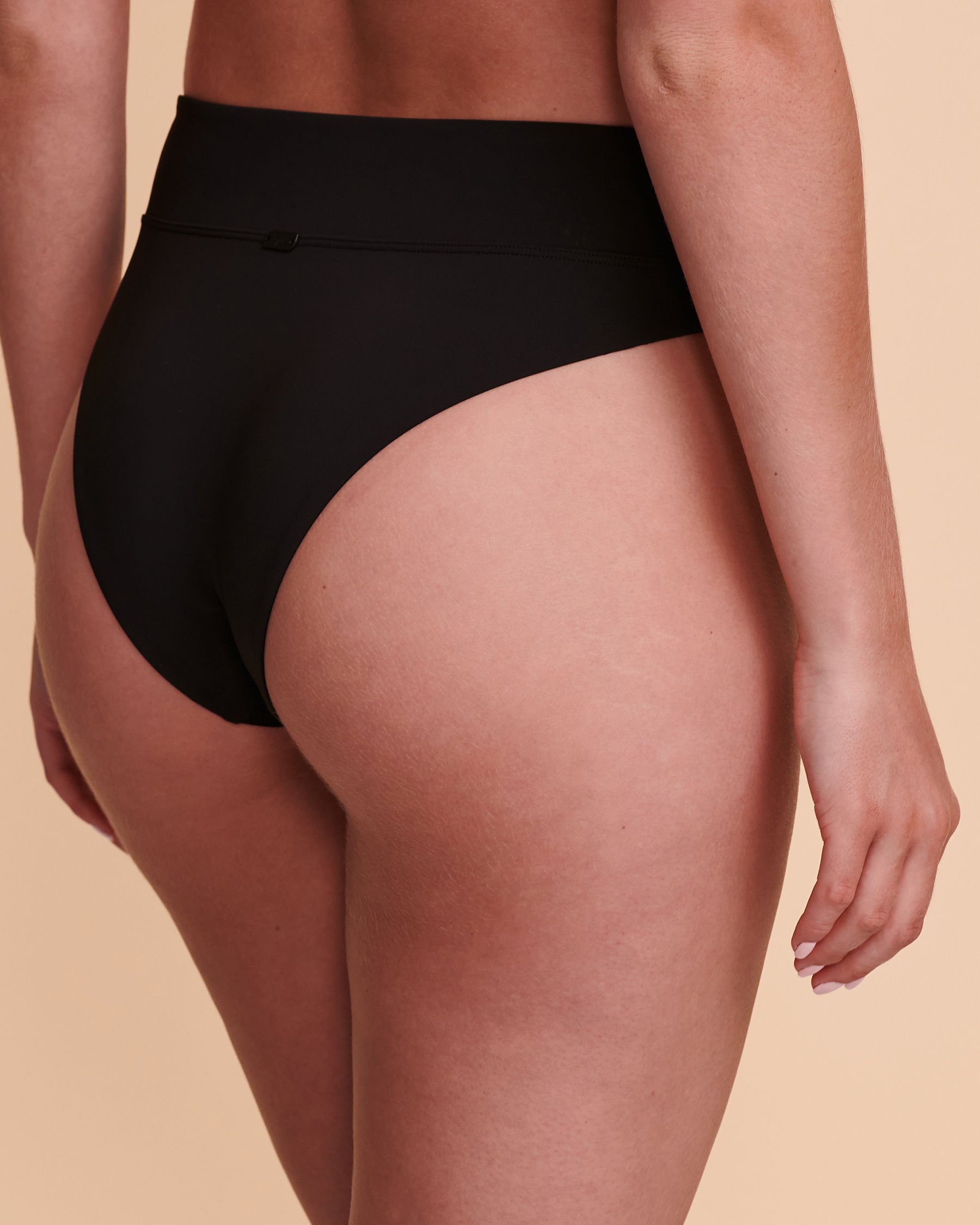 TROPIK High Leg Bikini Bottom - Black