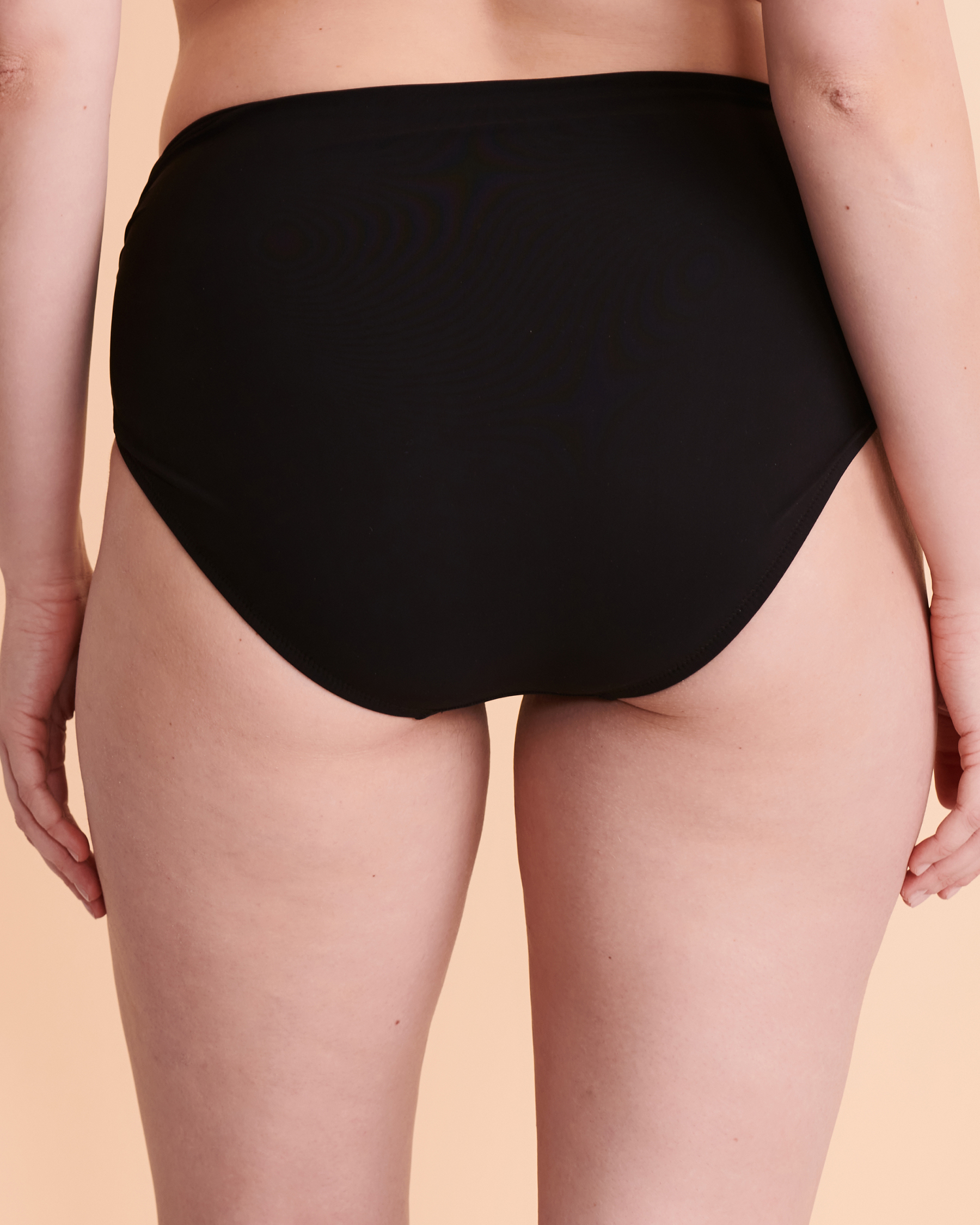 PROFILE TUTTI FRUTTI Mid Waist Bikini Bottom Black ETT-1P55 - View2