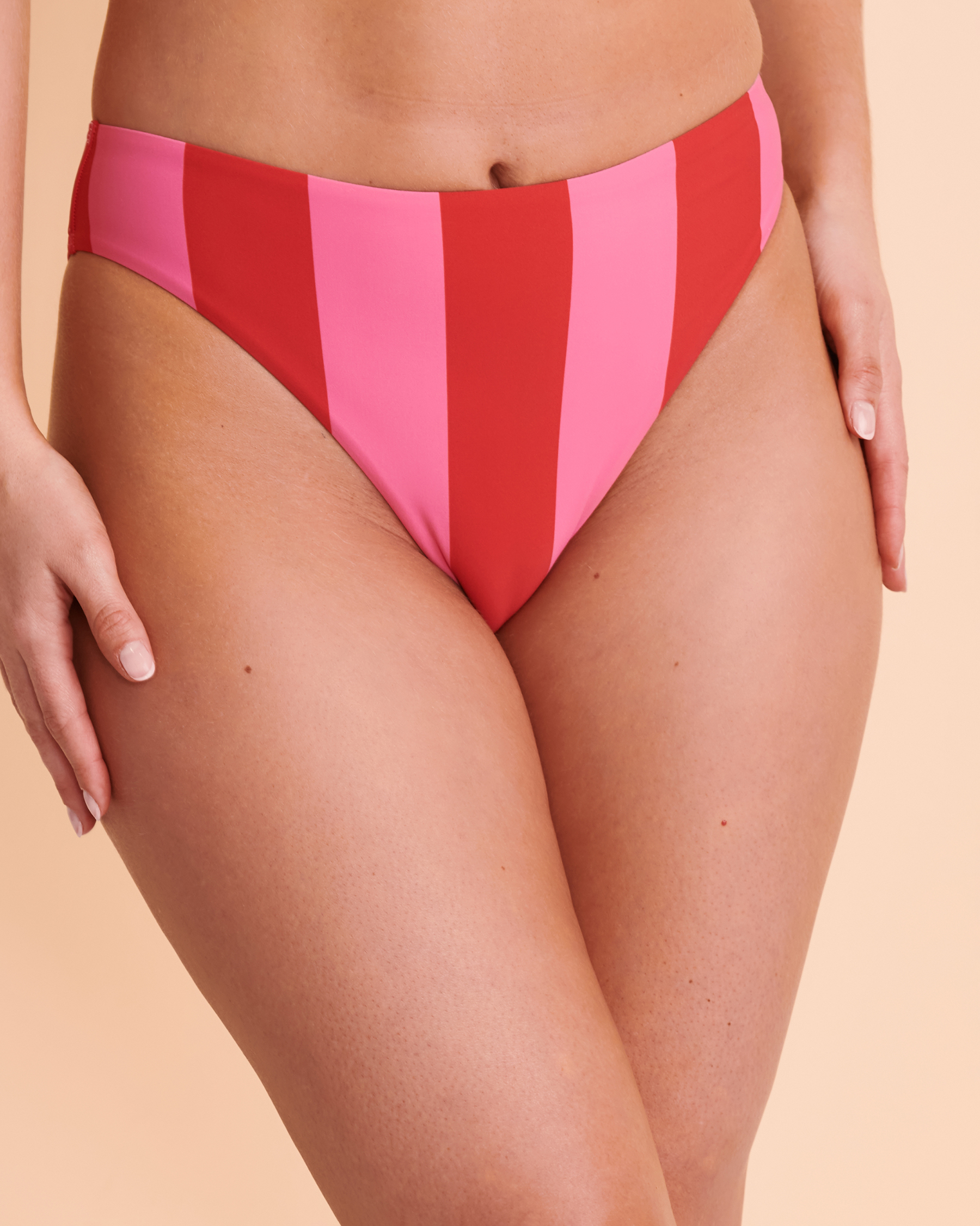 TROPIK BRIGHT STRIPE Thong Bikini Bottom Bright stripes 01300073 - View1
