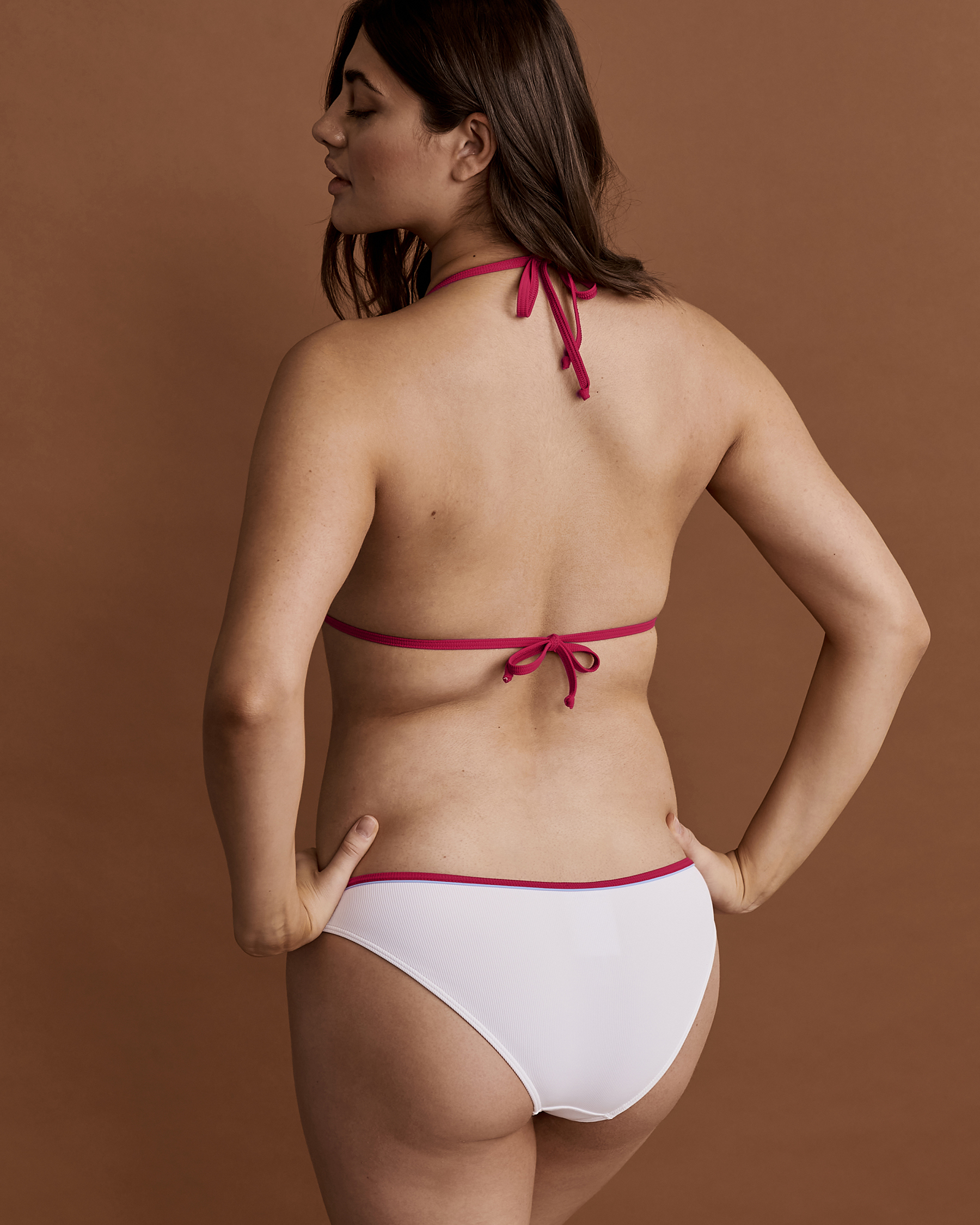 DIESEL CALYPSOS Triangle Bikini Top White A052130SFAS - View2