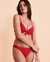 BAKU GLIMMER Push-up Bikini Top Cherry BRA568GLM - View1