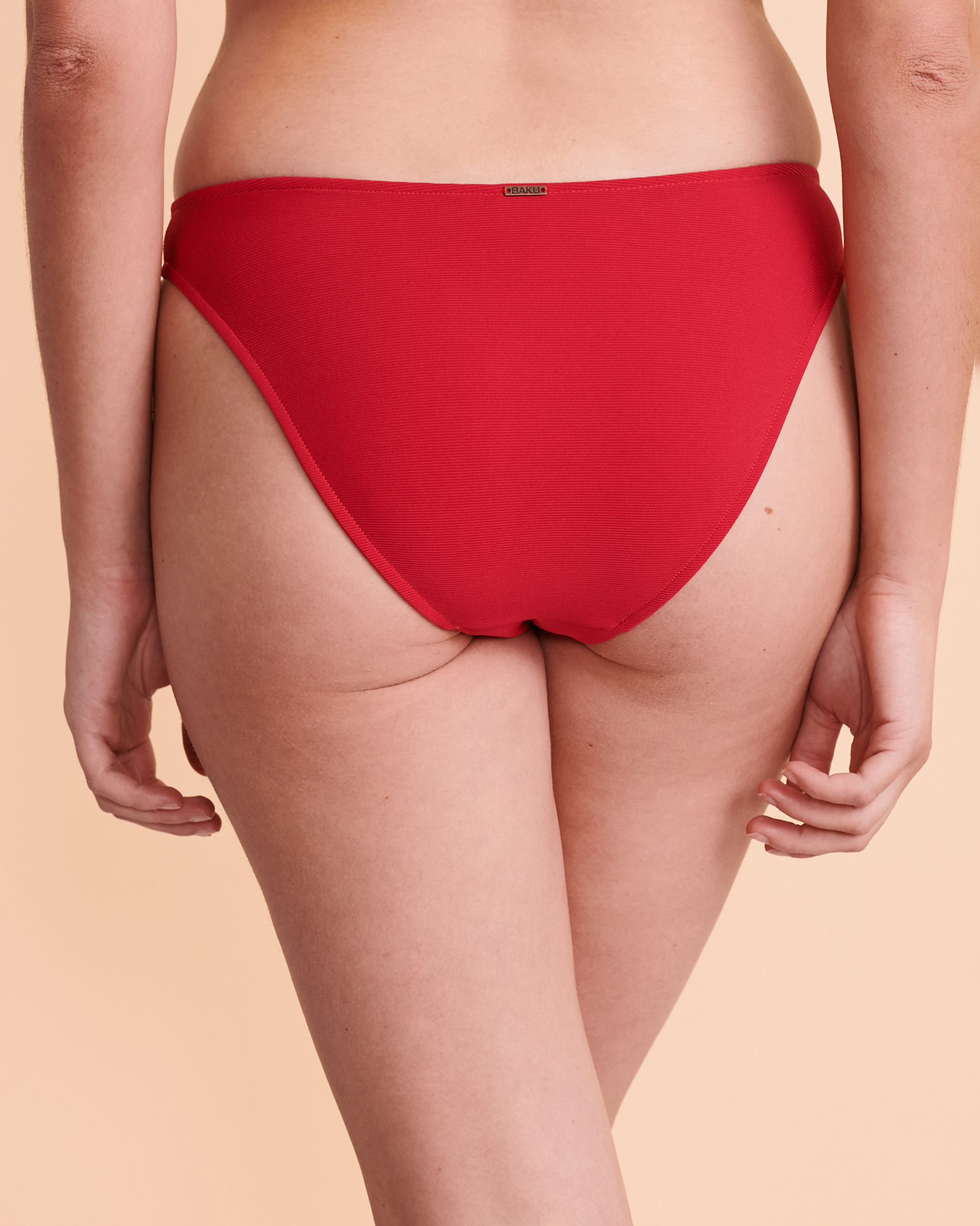 BAKU GLIMMER Classic Bikini Bottom Cherry PANT719GLM - View2