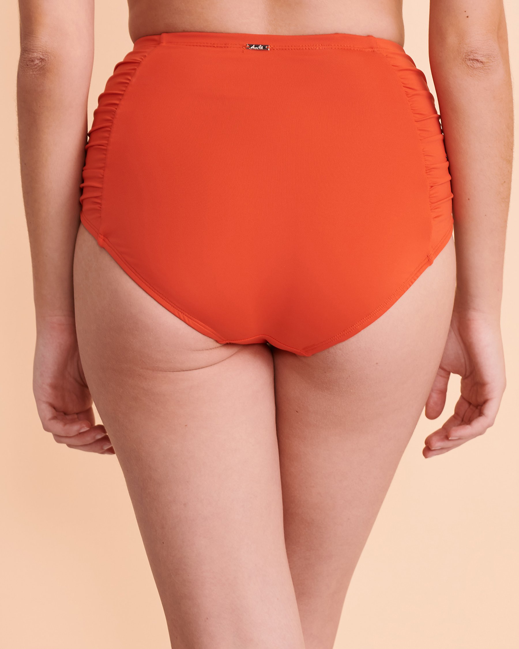 ANNE COLE LIVE IN COLOR High Waist Bikini Bottom Tropical red 22MB33601 - View2