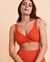 ANNE COLE LIVE IN COLOR D Cup Bikini Top Tropical red 22MT19901 - View1