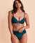AZURA LUXE Push-up Bikini Top Teal blue SS11968 - View1