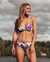 NANA NEW ADVENTURES Maude Plunge Bikini Top Floral NM120 - View1