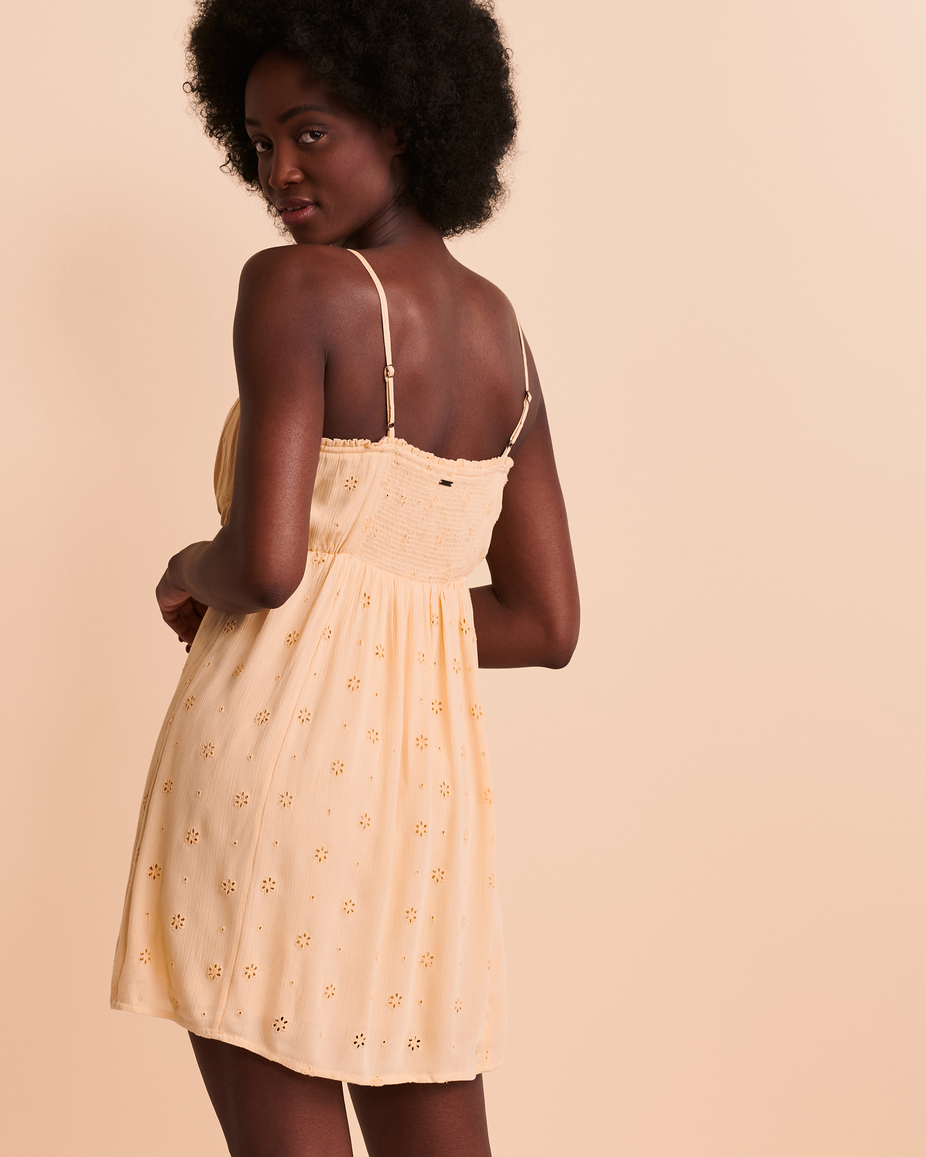 O'NEILL KALINE Thin Straps Dress Soft yellow SP2416035 - View2