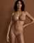 VITAMIN A Haut de bikini triangle Milana SHIMMER RIB Sable rose 150NT - View1