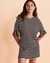 COVER ME Robe manches 3/4 Rayures noires 22056051 - View1