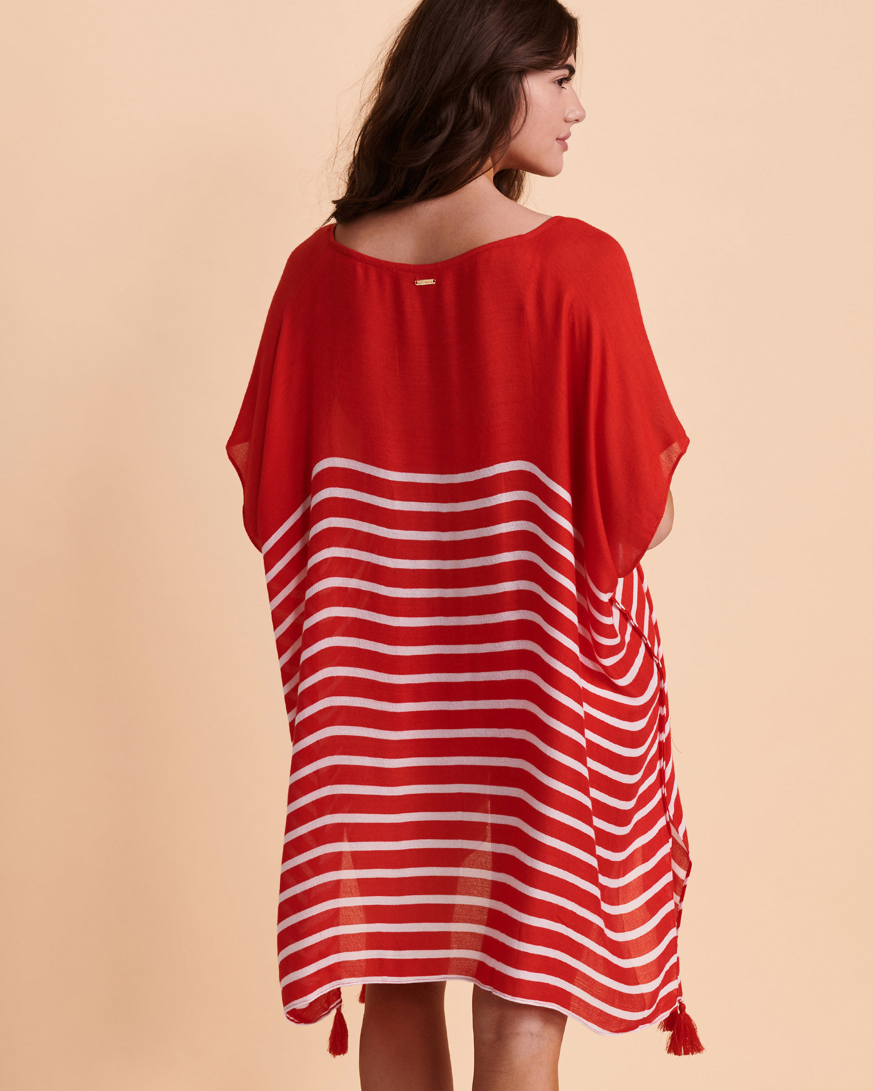 BODY GLOVE AJANA Nautical Loose Dress Red and stripes 39456622 - View2