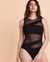 AZURA NAUTILUS Mesh One-piece Swimsuit Black SS50228 - View1