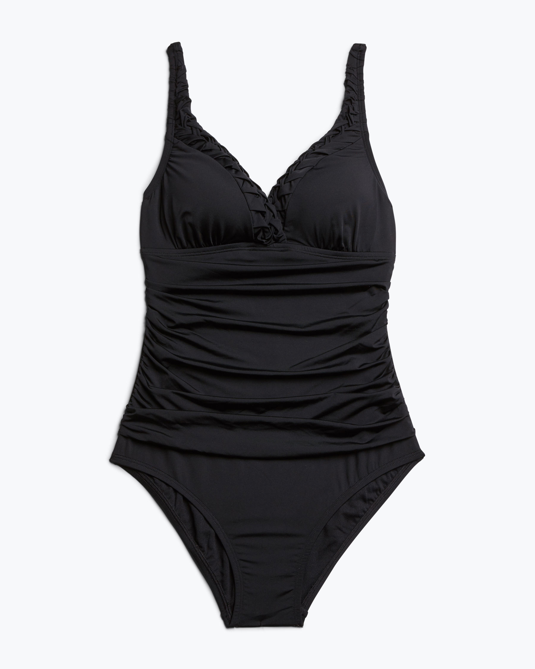 JANTZEN One-piece Swimsuit Black JZSS7014 - View4