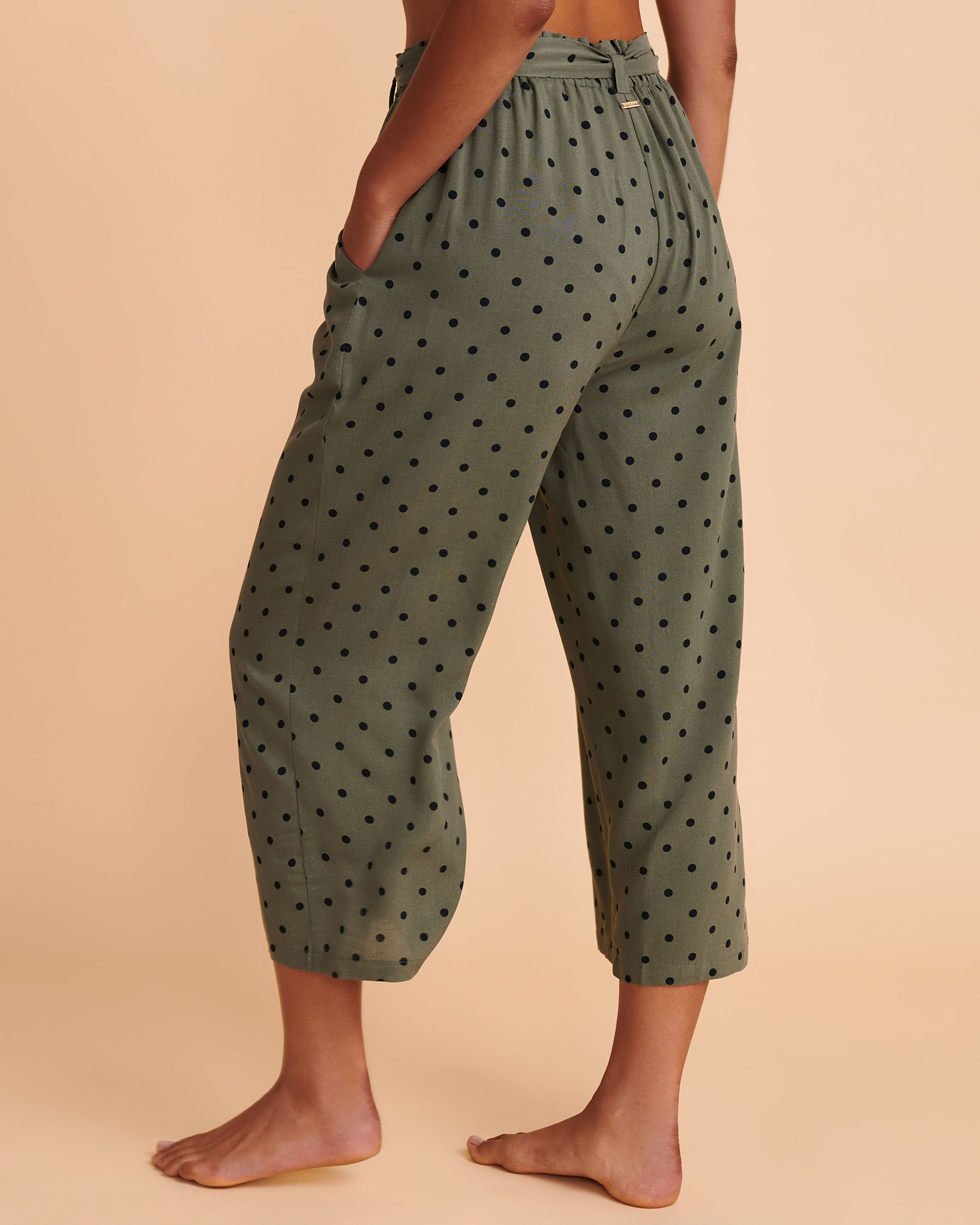 BODY GLOVE Zoey Pant Green and Dots Bikini Village