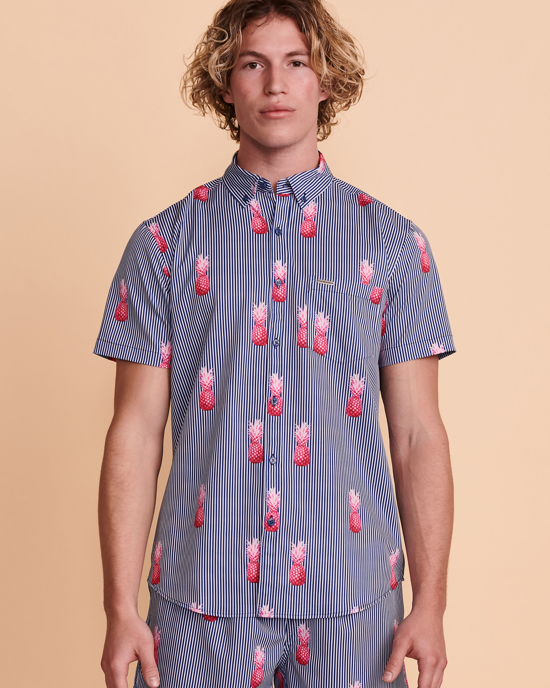Chemise manche courte best sale vintage