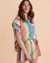 BILLABONG SINCERELY JULES HARD TO TELL Tailored Short Pastel Stripes J2381BHA - View1