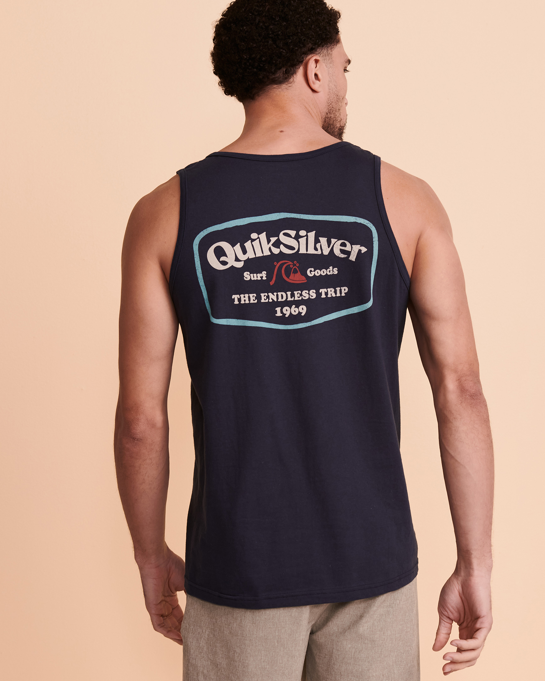 QUIKSILVER INTO CLOUDS Tank Top Navy AQYZT08068 - View2