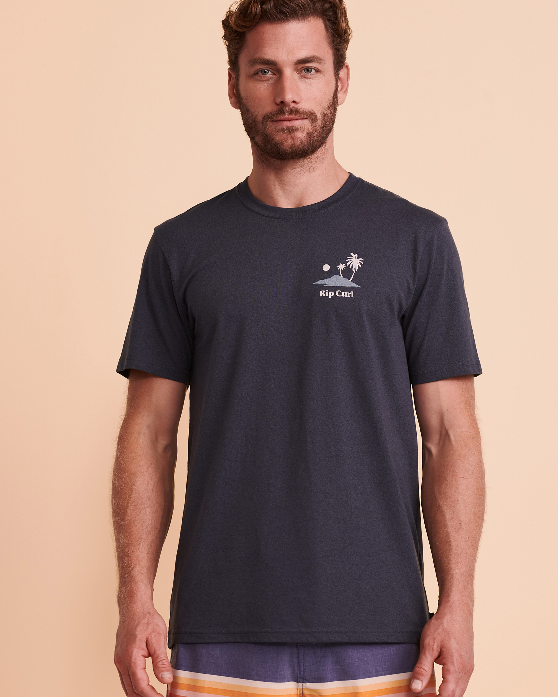 RIP CURL QUALITY CRAFTER T-shirt Navy CTEUI9 - View1